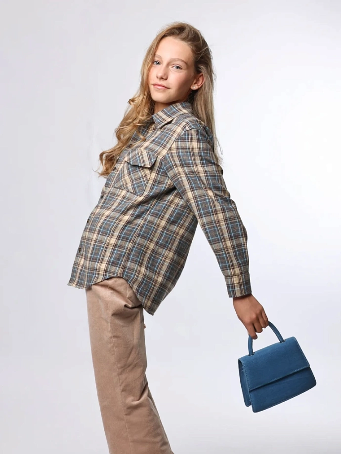 Рубашка комфорт в цвете: Светло-коричневый Ole! Twice - фото 8