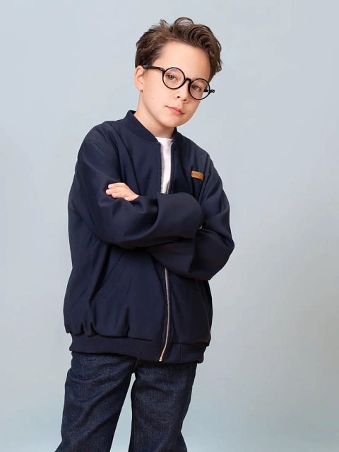 Бомбер унисекс на молнии