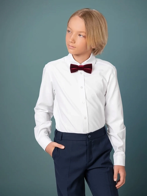 Рубашка из хлопка с длинным рукавом