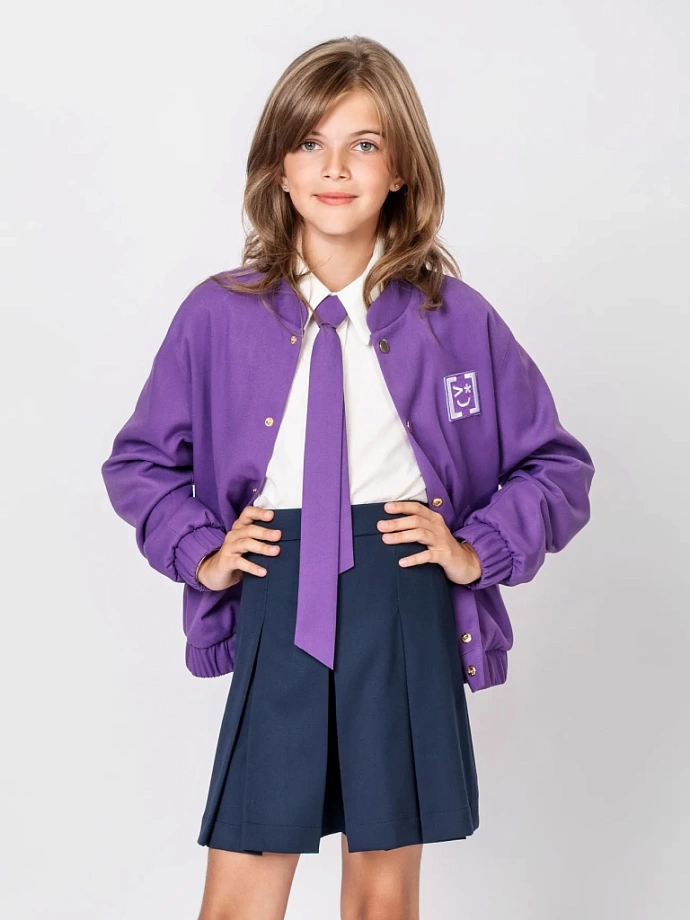 Галстук унисекс в цвете: Фиолетовый Ole! Twice - фото 5