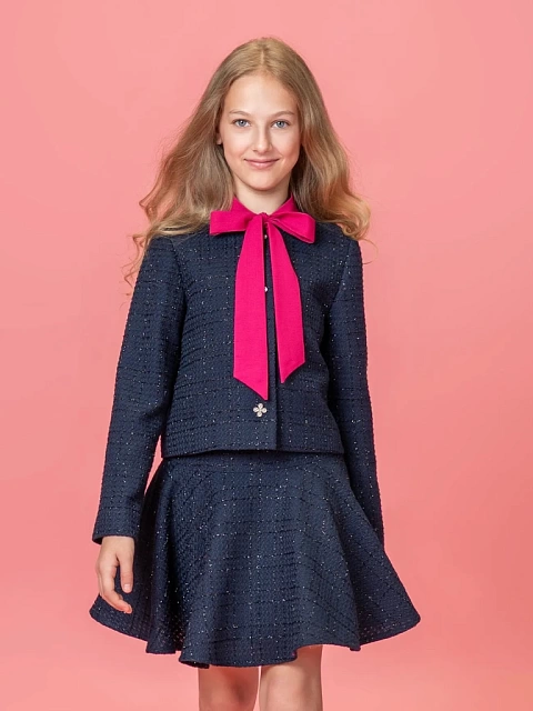 Юбка-солнце из твида