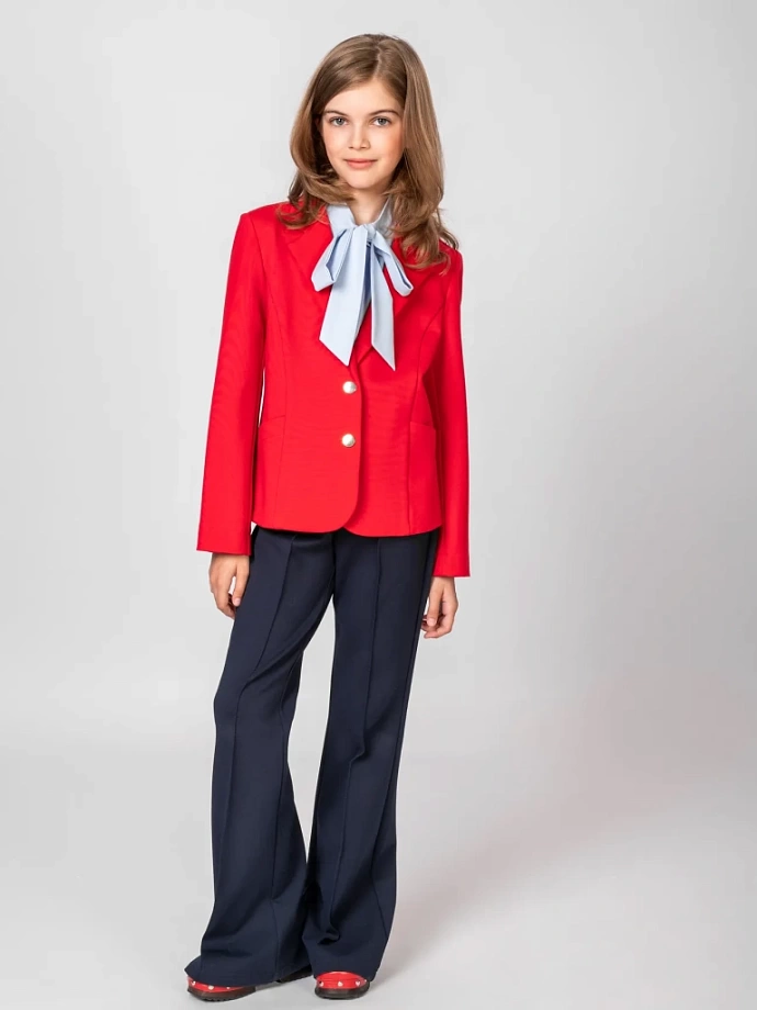 Жакет из трикотажа "джерси" в цвете: Красный Ole! Twice - фото 6