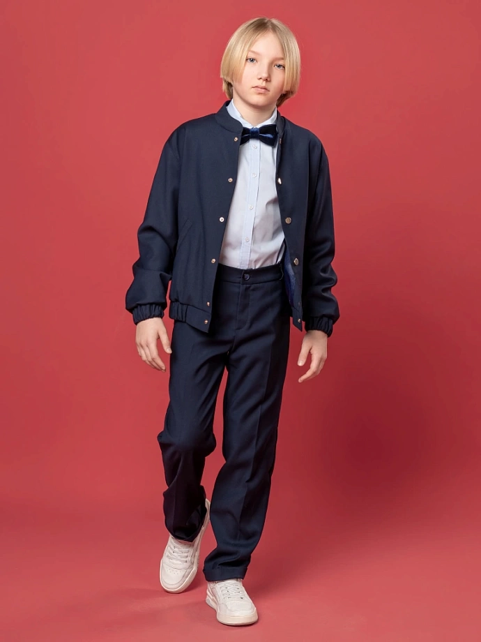 Брюки базовые в цвете: Синий Ole! Twice - фото 1