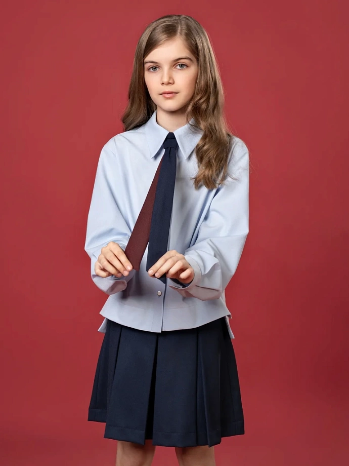 Галстук двухсторонний в цвете: Сине-бордовый Ole! Twice - фото 3