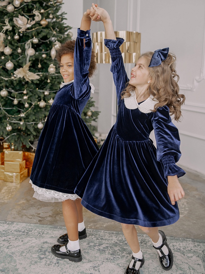 Заколка-бант в цвете: Синий Ole! Twice - фото 10