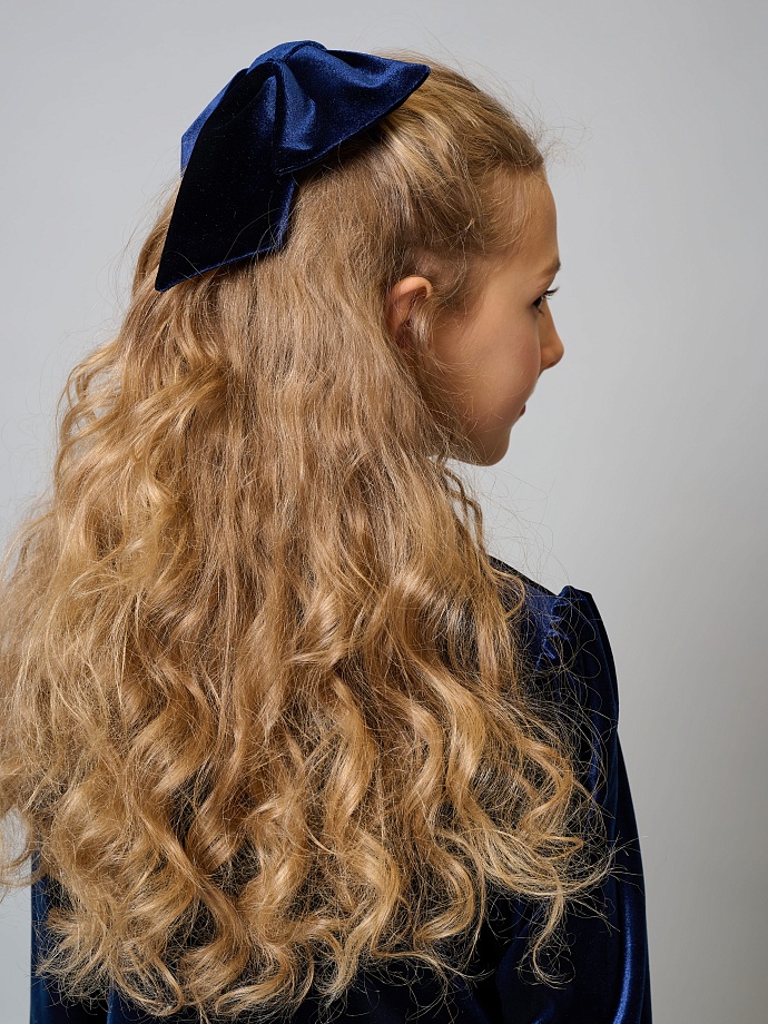 Заколка-бант в цвете: Синий Ole! Twice - фото 6