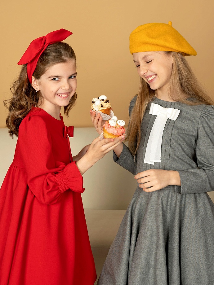 Ободок-повязка для волос в цвете: Красный Ole! Twice - фото 2