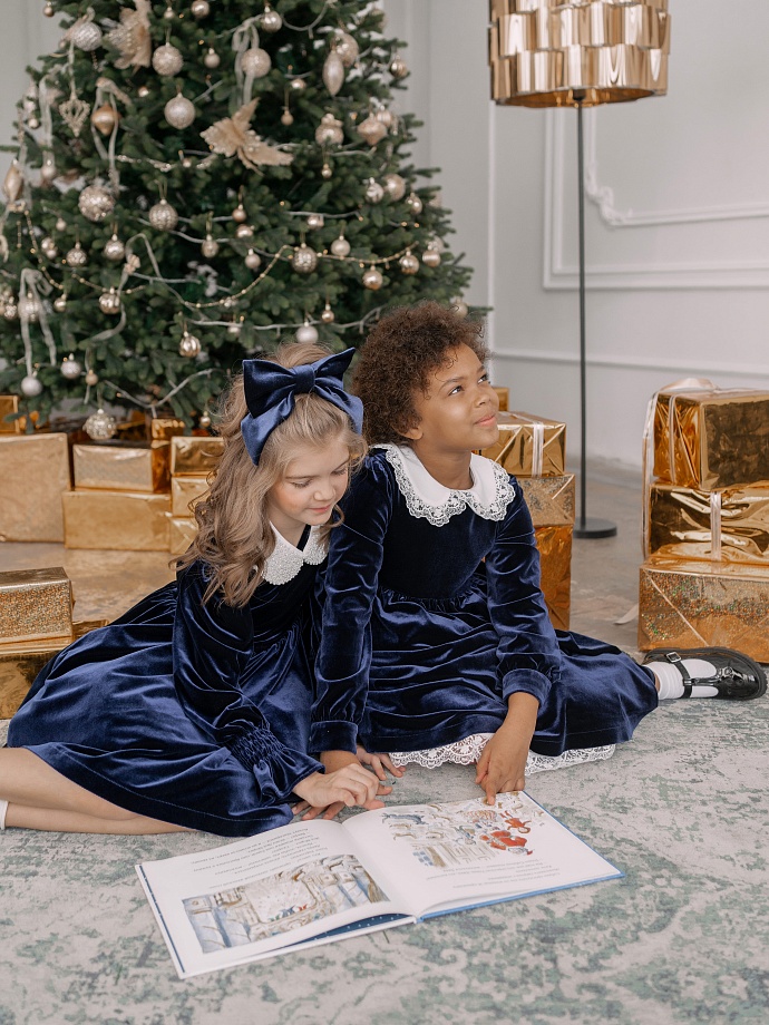 Заколка-бант в цвете: Синий Ole! Twice - фото 9